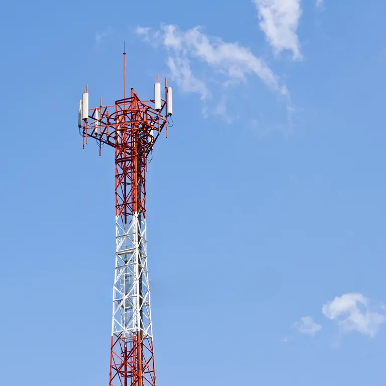 Four-Legged Angular Steel Communication Tower