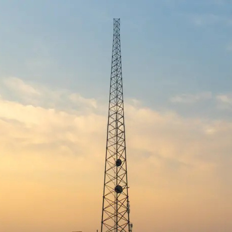 Three-Legged Tubular Communication Tower
